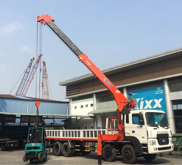 Cho Thuê Xe Cẩu Thành Phố Thái Bình
